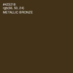 #423218 - Metallic Bronze Color Image